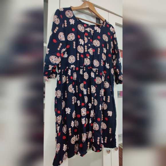 Navy Blue dress (NWOT) - Picture 2 of 4